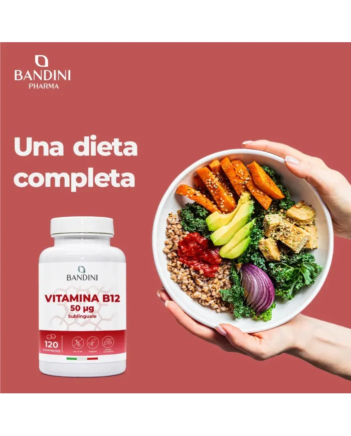 Vitamina B12 sublinguale - 120 compresse